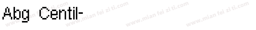 Abg Centil字体转换